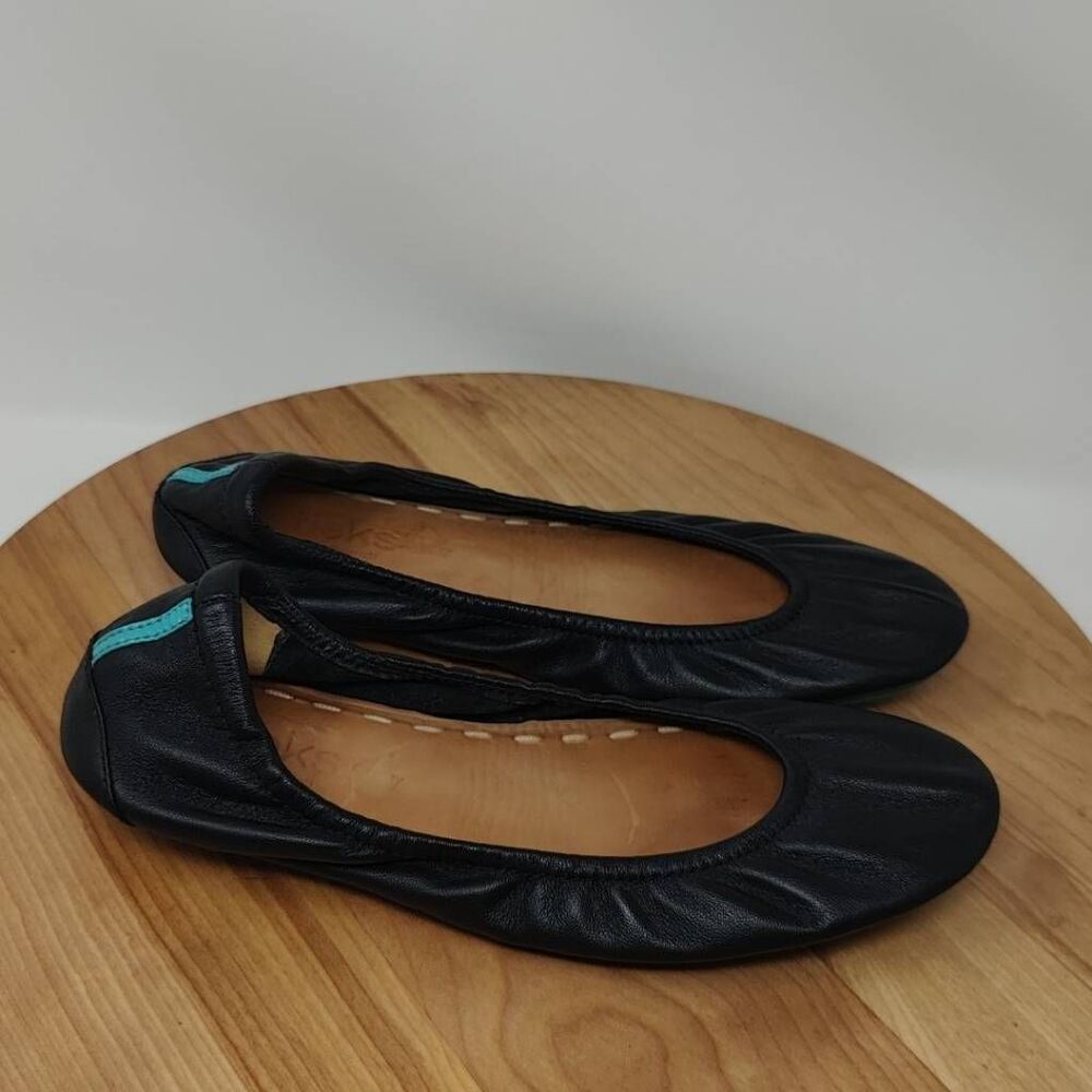 Tieks by Gavrieli Black Leather Ballet Flats- Womens- Size 7